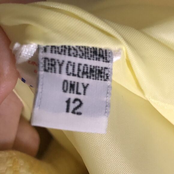 Floral Skirt Set Womens 12 Herbert Grossman by Cynthia Sobel VTG 2 Pc Suit S/SL - Picture 9 of 16